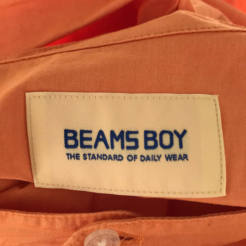 その他 BEAMS BOY / ビームスボーイ コットン スタンドカラー ロングスリーブ ワンピース