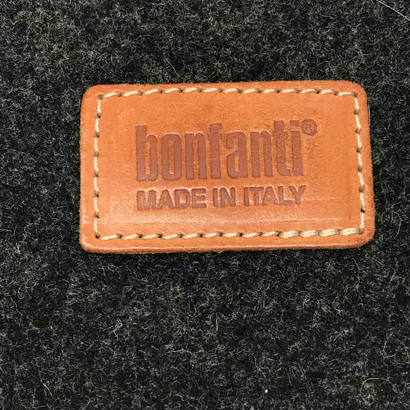 その他 bonfanti  / ボンファンティ イタリア製 ウール フェルト スノーフレーク柄 トート バッグ