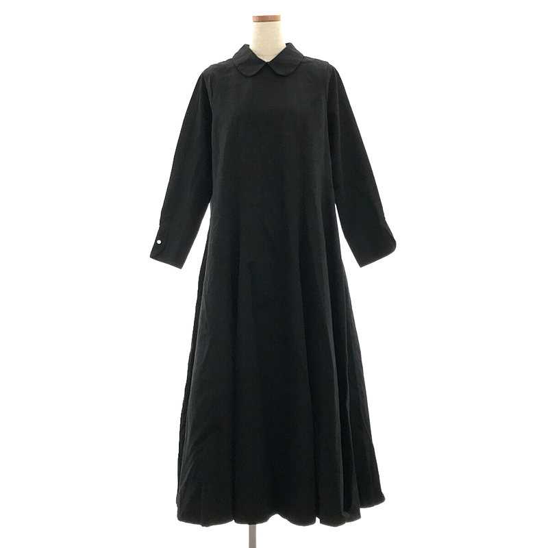 THE DRESS #34 round collar flare dress ラウンド カラー フレア ドレス ワンピース