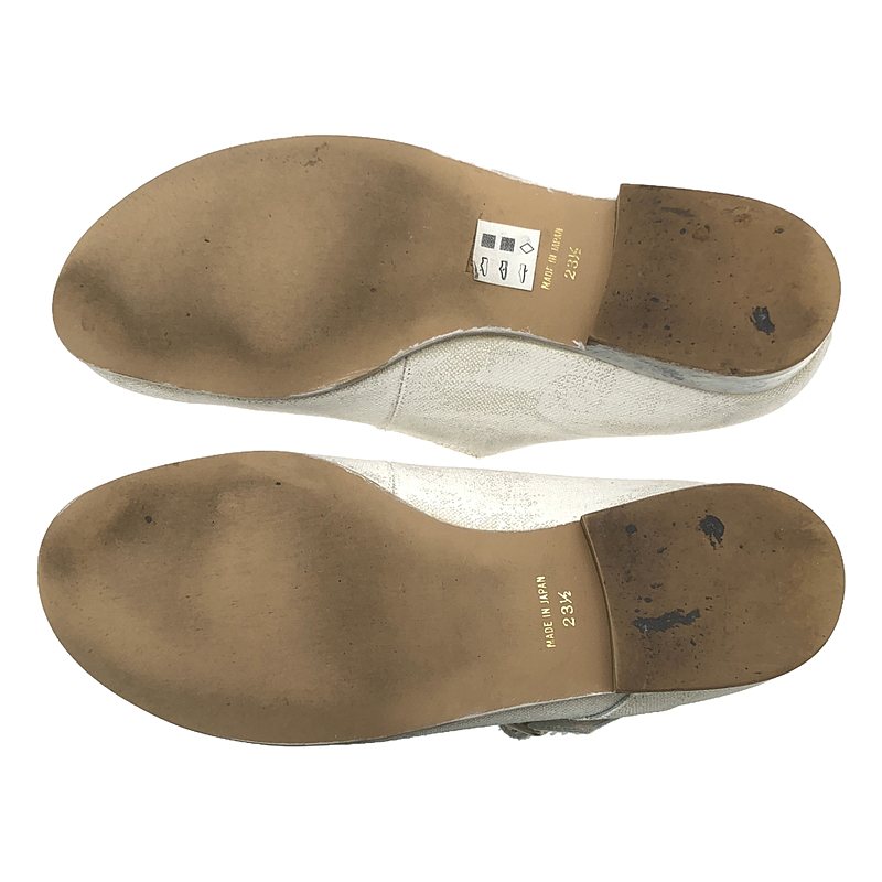 COMME des GARCONS SHIRT / コムデギャルソンシャツ ペンキ加工 キャンバス ストラップシューズ