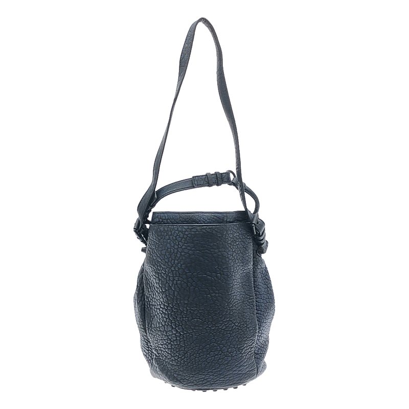 ALEXANDER WANG / アレキサンダーワン 2way ショルダー付き レザー スタッズ装飾 巾着 ハンドバッグ