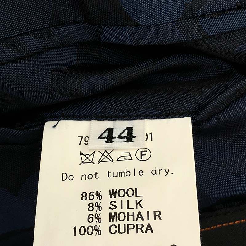 その他 金ボタン シングルブレスト テーラードジャケット ブレザー / 総柄裏地