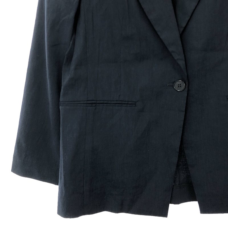 Tomorrowland BALLSEY / トゥモローランドボールジー セルロースリネンストレッチ ピークドラペルジャケット