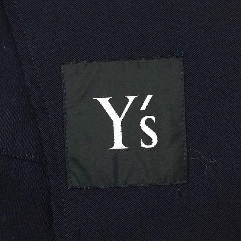 Y's / ワイズヨウジヤマモト セットアップ 1B オーバー シングル ジャケット / バックスリット サロペット ワンピース