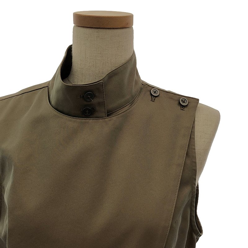 foufou / フーフー high neck wrap dress ハイネックフラップドレス ワンピース