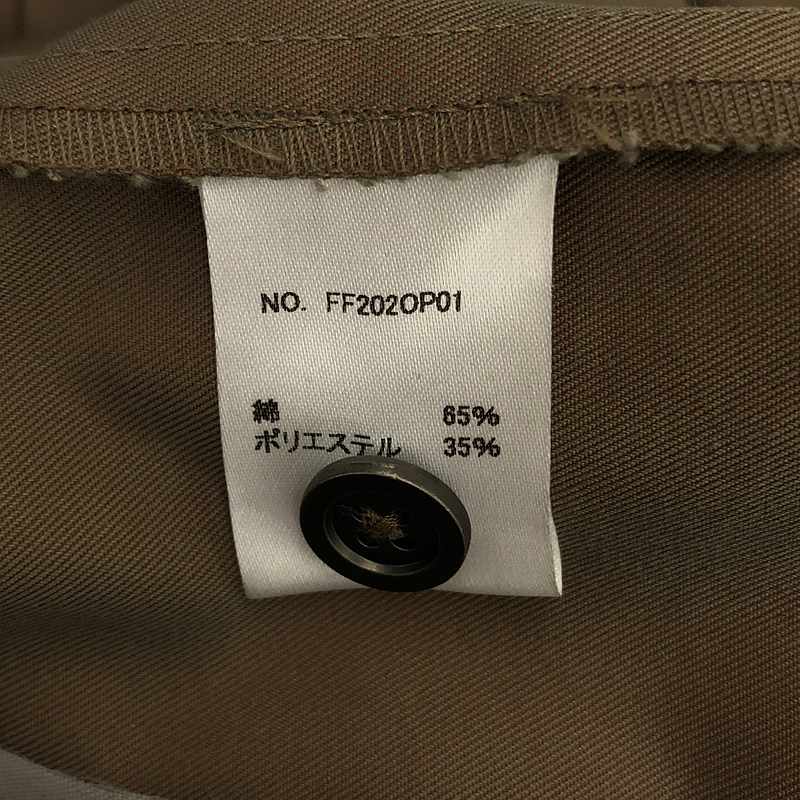 foufou / フーフー high neck wrap dress ハイネックフラップドレス ワンピース