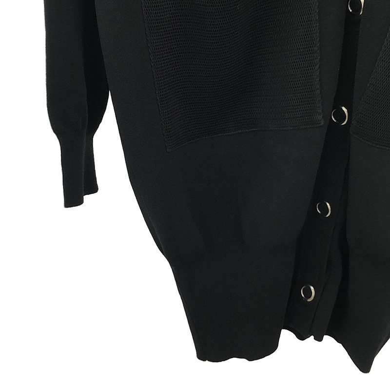 UN3D / アンスリード ダブルビックポケット ロングニットカーディガン