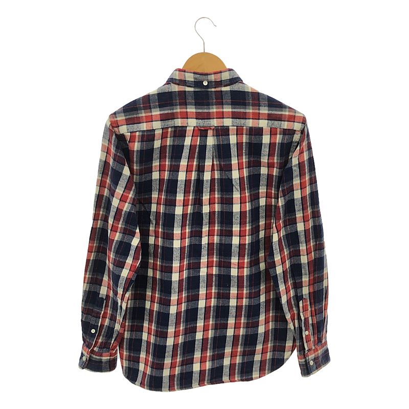 BEAMS PLUS / ビームスプラス チェック フランネル ボタンダウンシャツ