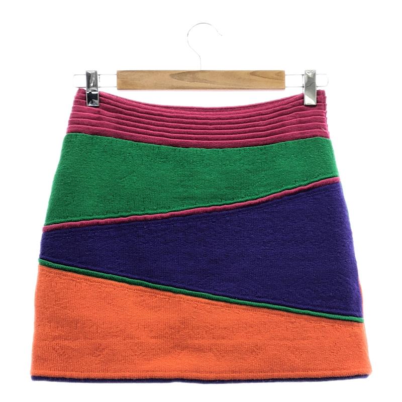 FUMIKA UCHIDA / フミカウチダ JACQUARD KNITTED MINI SKIRT スカート