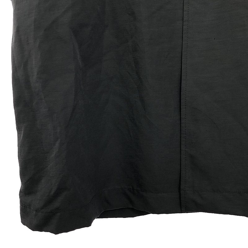 COMME des GARCONS HOMME / コムデギャルソンオム リネン ナイロン パッカリング ステンカラーコート