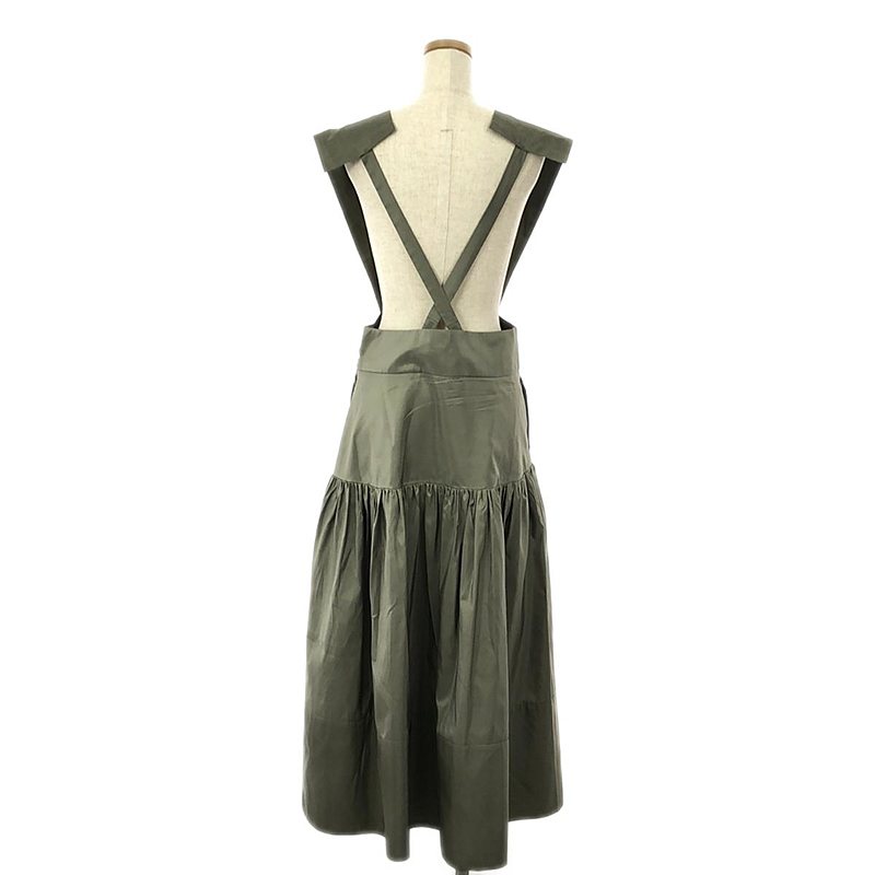 Drawer / ドゥロワー シルク タフタストラップ ワンピース