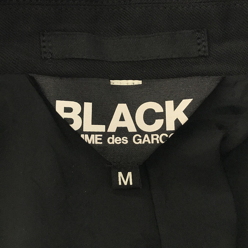 BLACK COMME des GARCONS / ブラックコムデギャルソン フロントベルト フィッシュテールジャケット