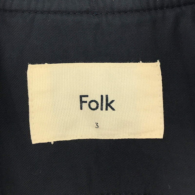 FOLK / フォーク ジップアップブルゾン