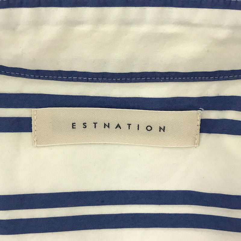 ESTNATION / エストネーション コットン ストライプ シャツ