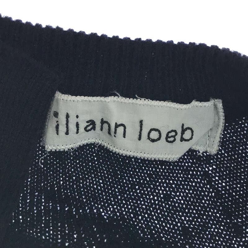 Iliann Loeb / イリアンローブ ウールニット ロングワンピース バックファスナー