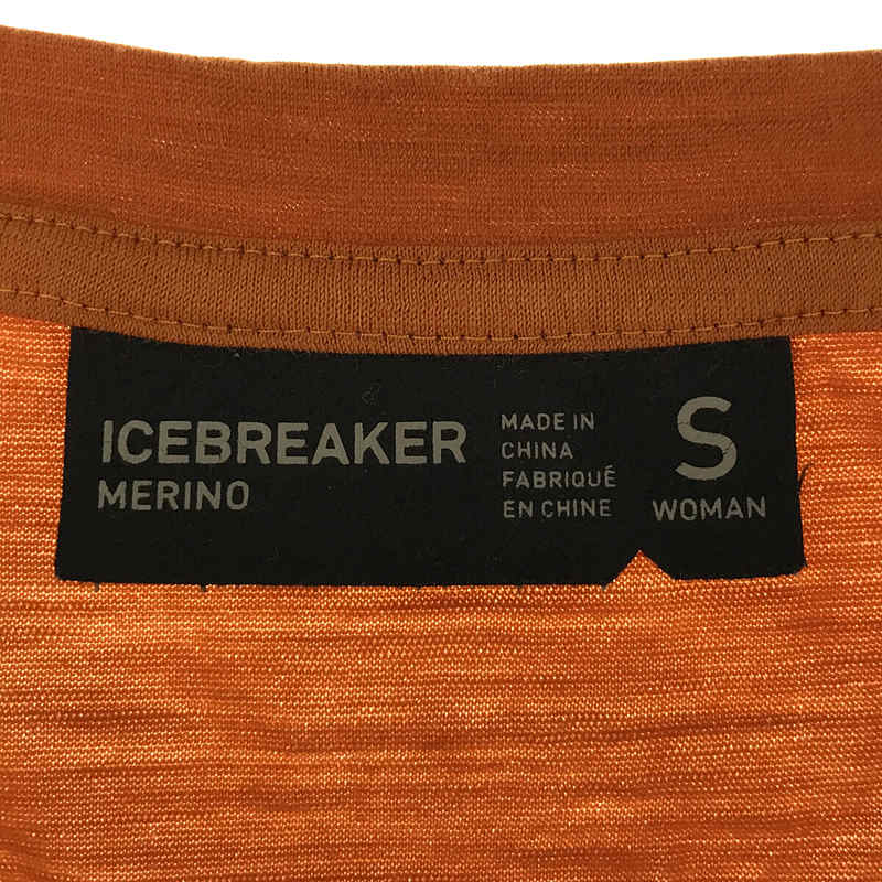 Icebreaker / アイスブレーカー NATURE DYED LS POCKET CREWE メリノウール クルーネック Tシャツ カットソー