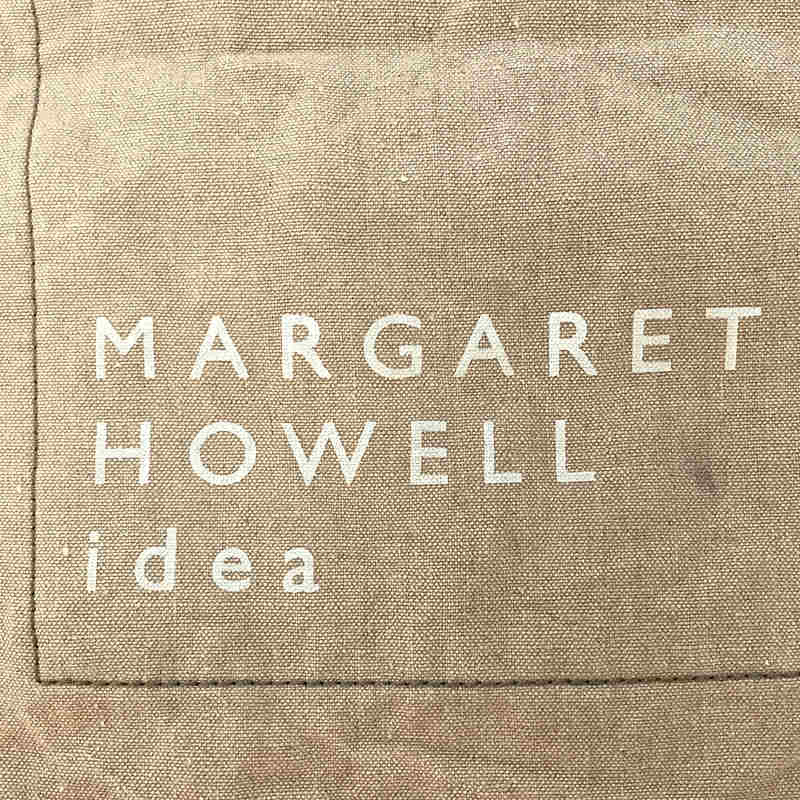MARGARET HOWELL idea / マーガレット ハウエル アイデア リネンキャンバストートバッグ