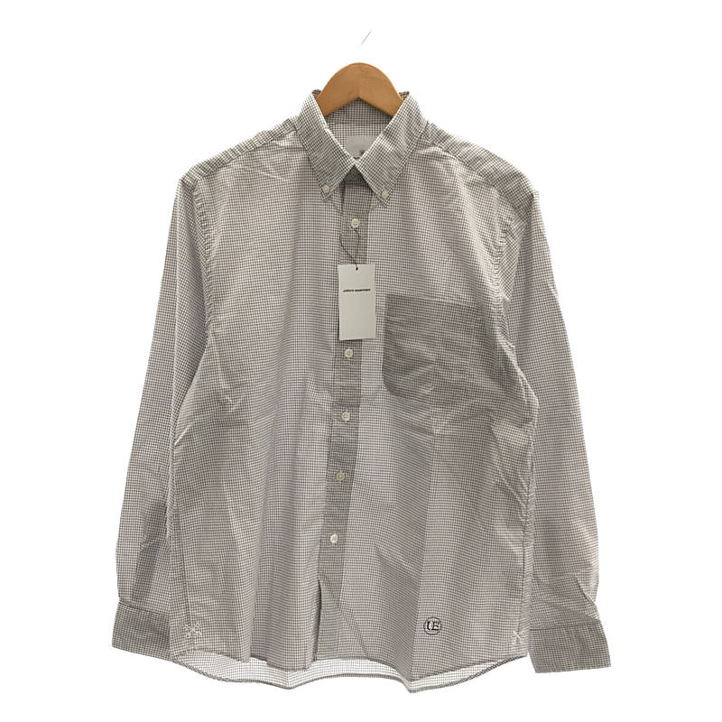 BIG B.D SHIRT ビッグシルエット コットンチェックシャツ