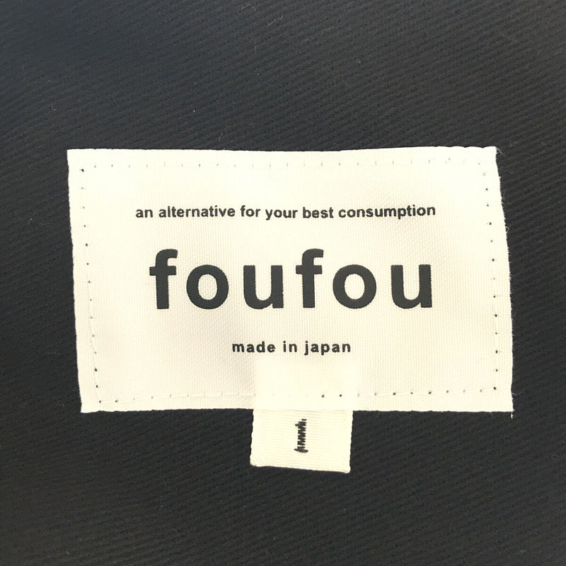 foufou / フーフー THE DRESS #26 Square neck dress スクエアネックドレス