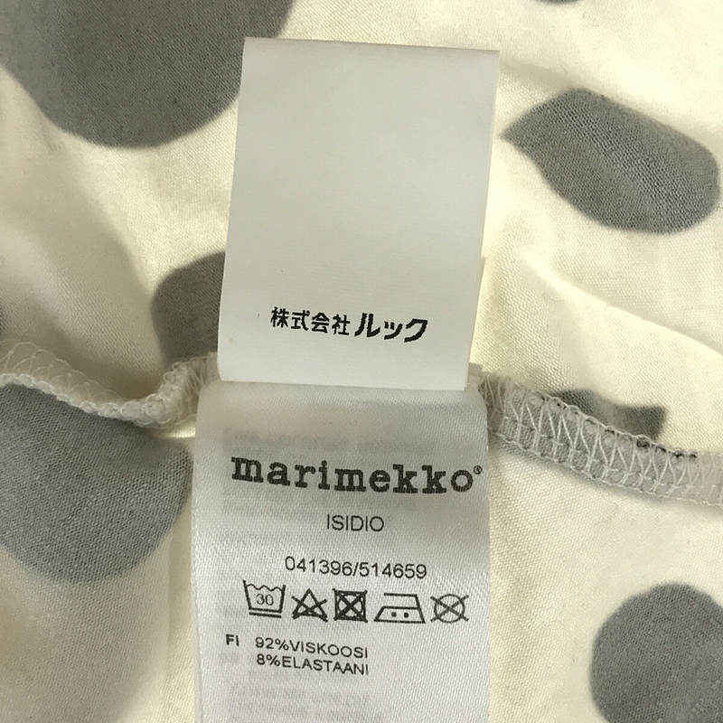 marimekko / マリメッコ ISIDIO レーヨン ワンピース 水玉 総柄