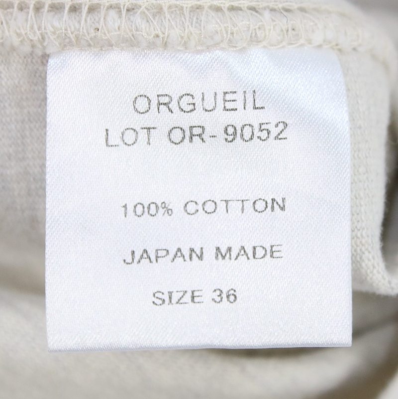 ORGUEIL / オルゲイユ Crew Neck T-Shirt クルーネックＴシャツ