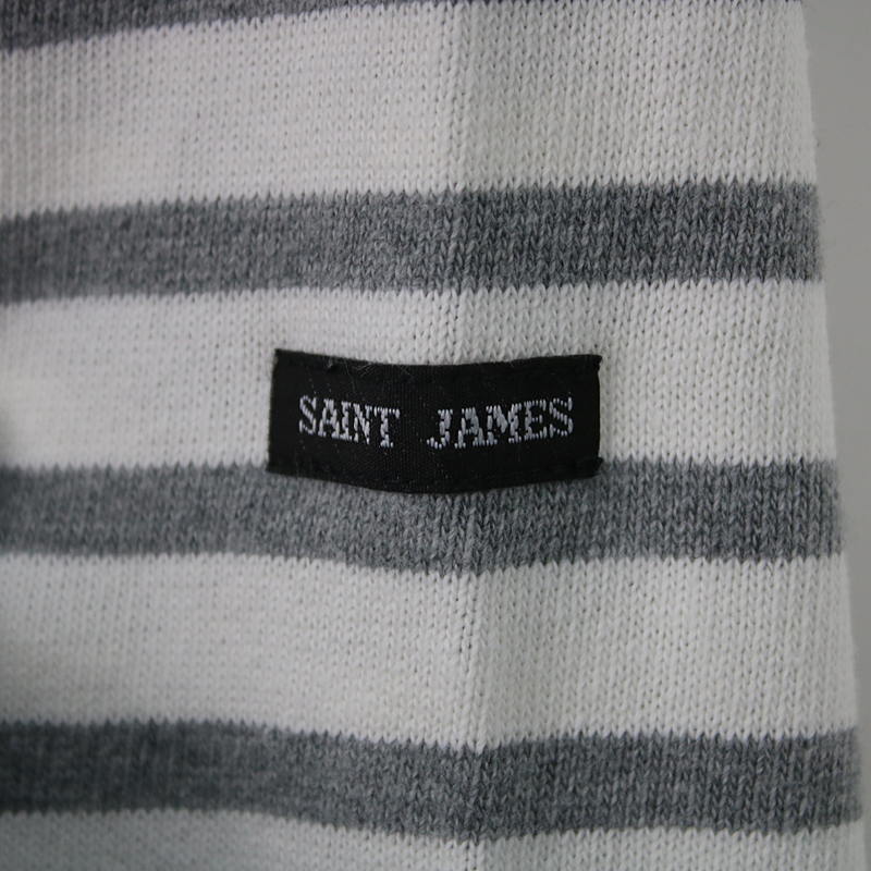 SAINT JAMES / セントジェームス OUESSANT BORDER ウエッソンボーダーバスクシャツ