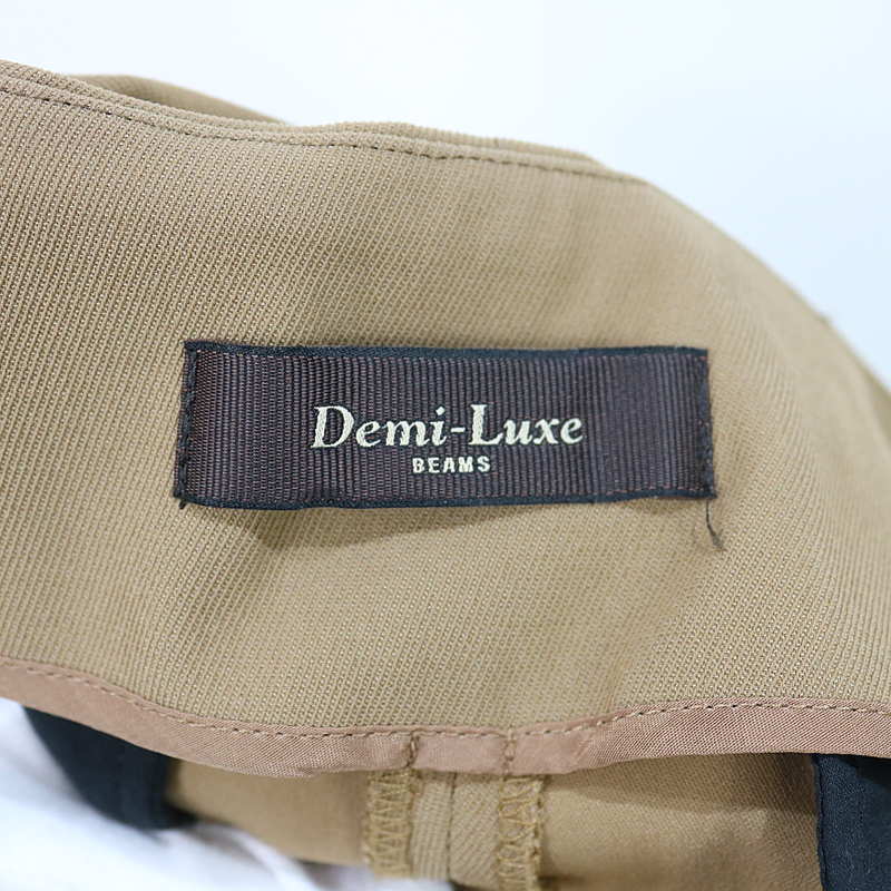 DEMI-LUXE BEAMS / デミルクス ビームス バックスリットタックパンツ