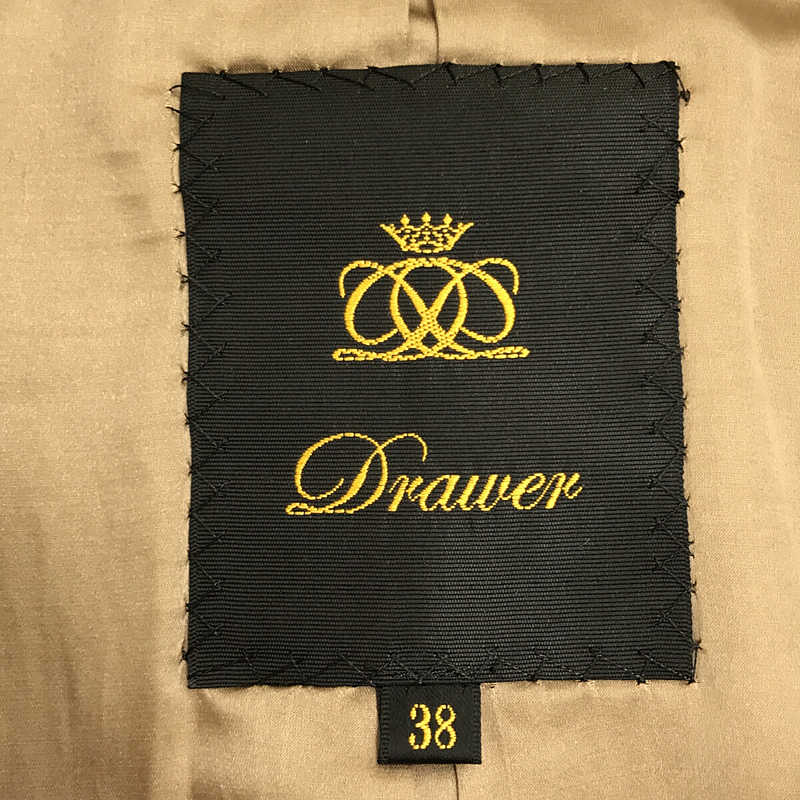 Drawer / ドゥロワー ファースリーブバックジャケット