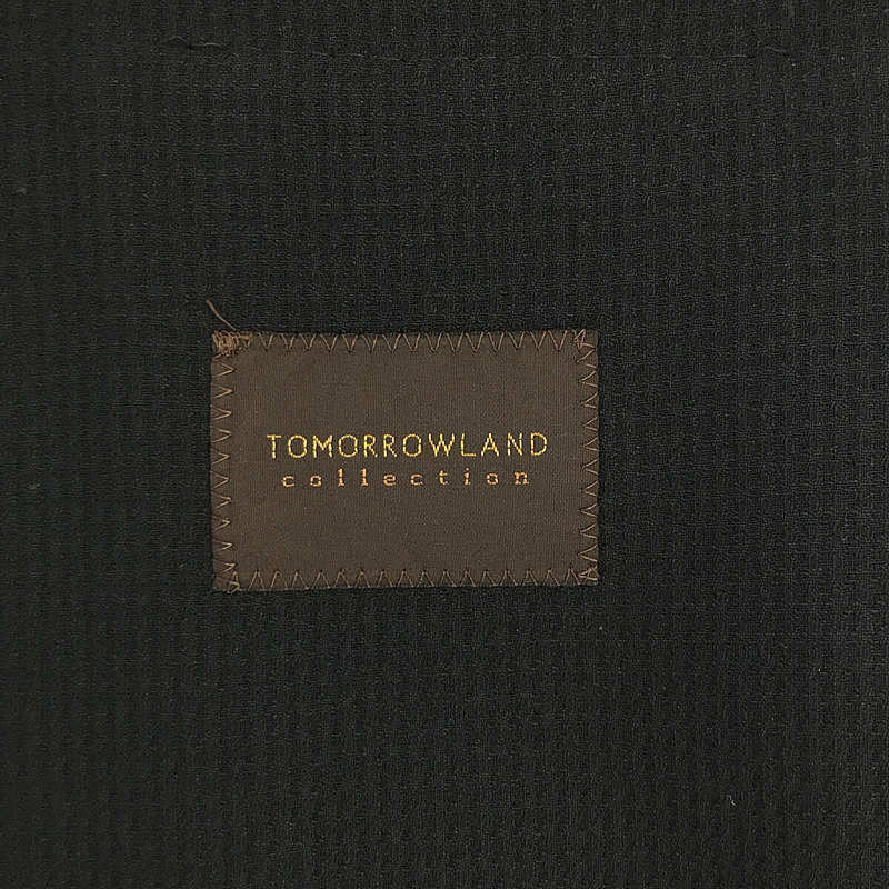 TOMORROWLAND collection / トゥモローランドコレクション ポリエステルワッフル ノーカラージャケット