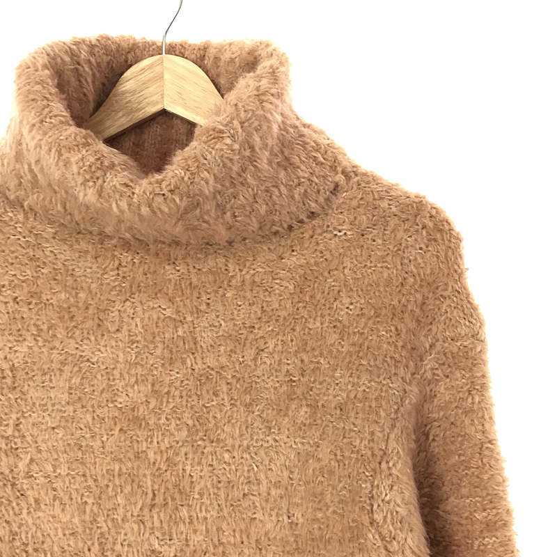 ELIN / エリン Teddy turtle neck ウール混 テディ タートルネックニット