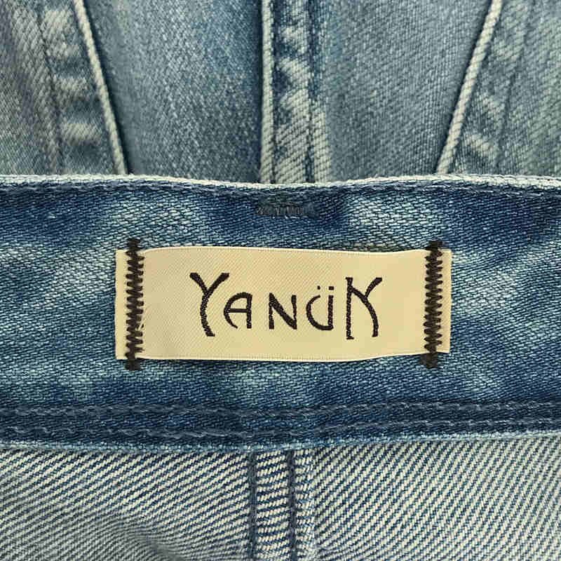 YANUK / ヤヌーク × 金子綾 ハイライズスリム テーパードデニムパンツ