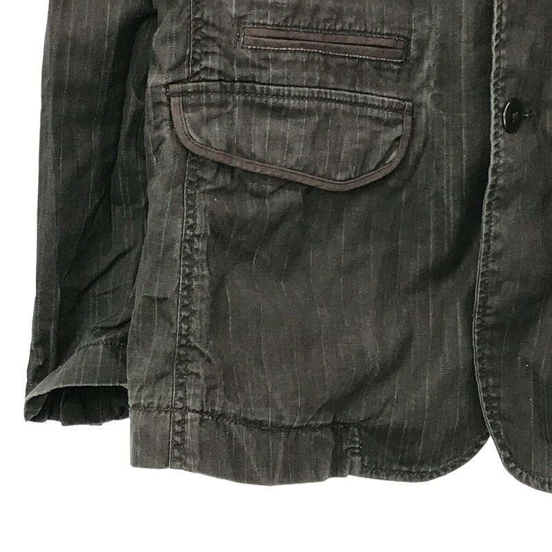 Calvin Klein Jeans / カルバンクラインジーンズ ストライプ バックプリント 3B ジャケット