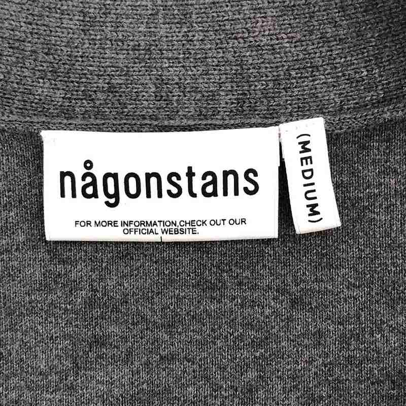 nagonstans / ナゴンスタンス asymmetry-hem cardigan / アシンメトリー カシミヤ ブレンド カーディガン