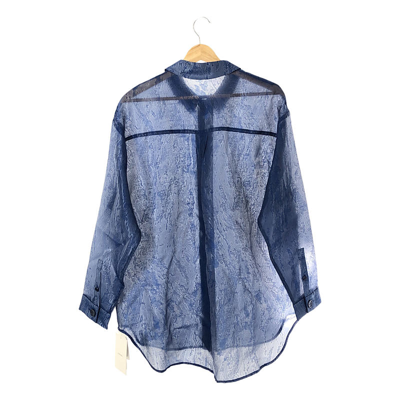 Ameri VINTAGE / アメリヴィンテージ EMBOSS PATTERN SHEER SHIRT / シアーシャツ