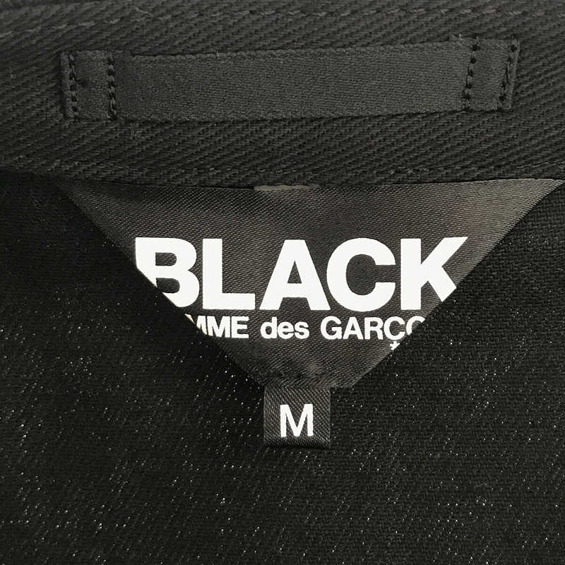 BLACK COMME des GARCONS / ブラックコムデギャルソン 断ち切り変形 ハーネス ライダースジャケット