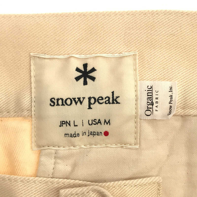 SNOW PEAK / スノーピーク Ultimate Pima Drill Pants アルティメット ピマ ドリルパンツ