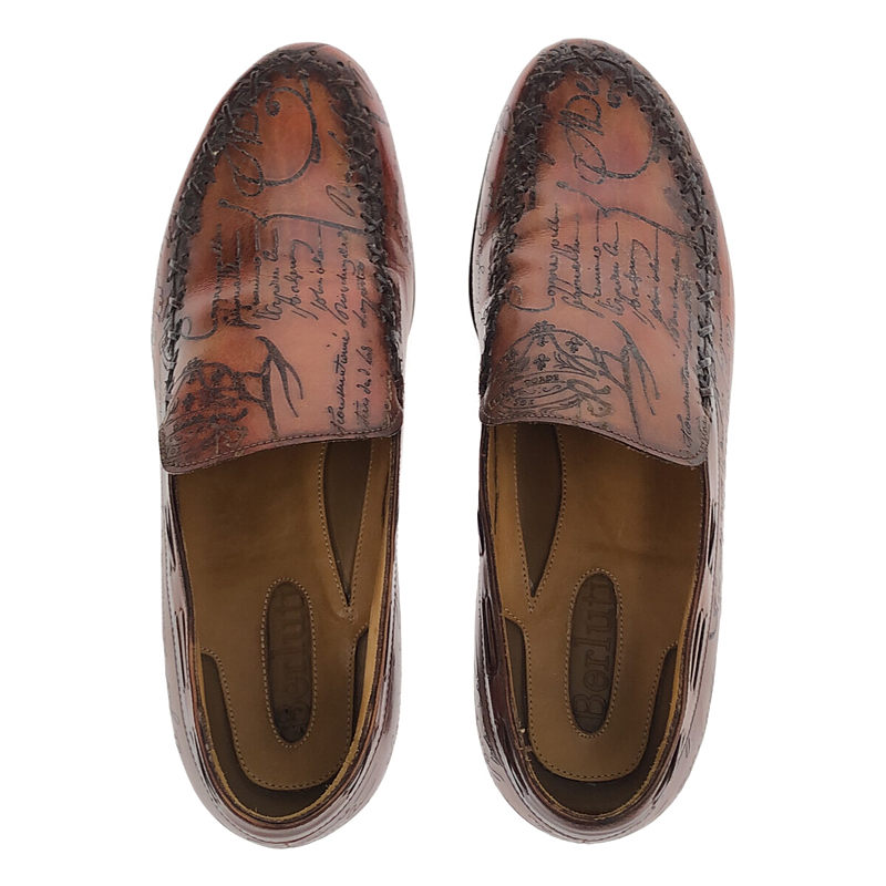 BERLUTI / ベルルッティ 1090 スクリット カリグラフィー フェデリコ レザー ローファー
