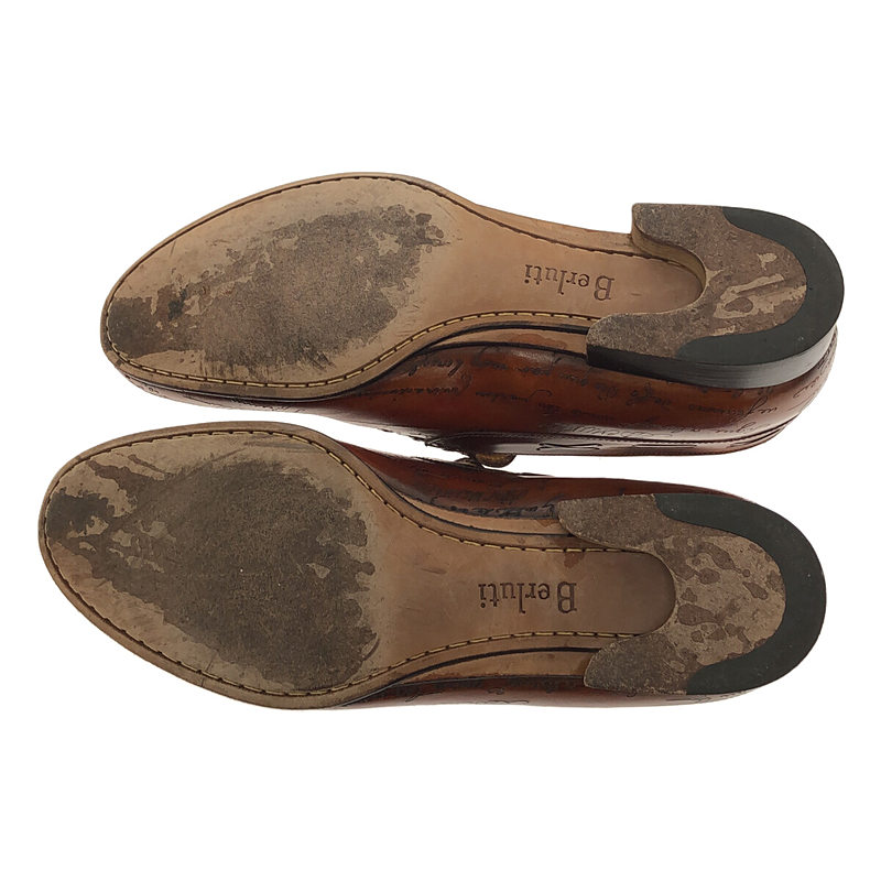 BERLUTI / ベルルッティ 1090 スクリット カリグラフィー フェデリコ レザー ローファー