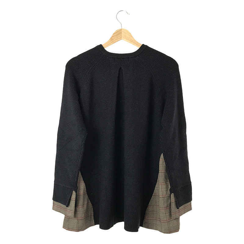 MACHATT / マチャット チェックドッキングニット