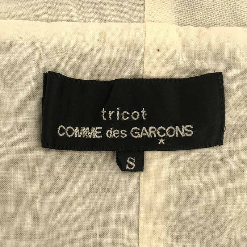 tricot COMME des GARCONS / トリココムデギャルソン ウール 変形 ポンチョ ボレロ