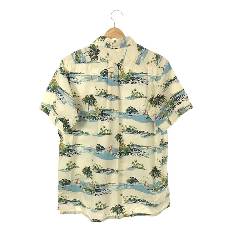 Engineered Garments / エンジニアドガーメンツ パームツリー柄 プルオーバー ボタンダウン 半袖シャツ