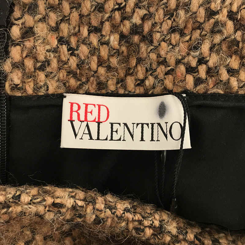 RED VALENTINO / レッドヴァレンティノ フラワーチェックスカート