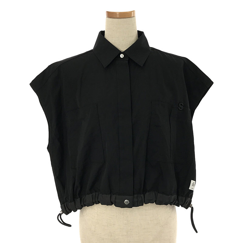 Thomas Mason s Cotton Poplin Shirt / ドローストリング ポプリン シャツ