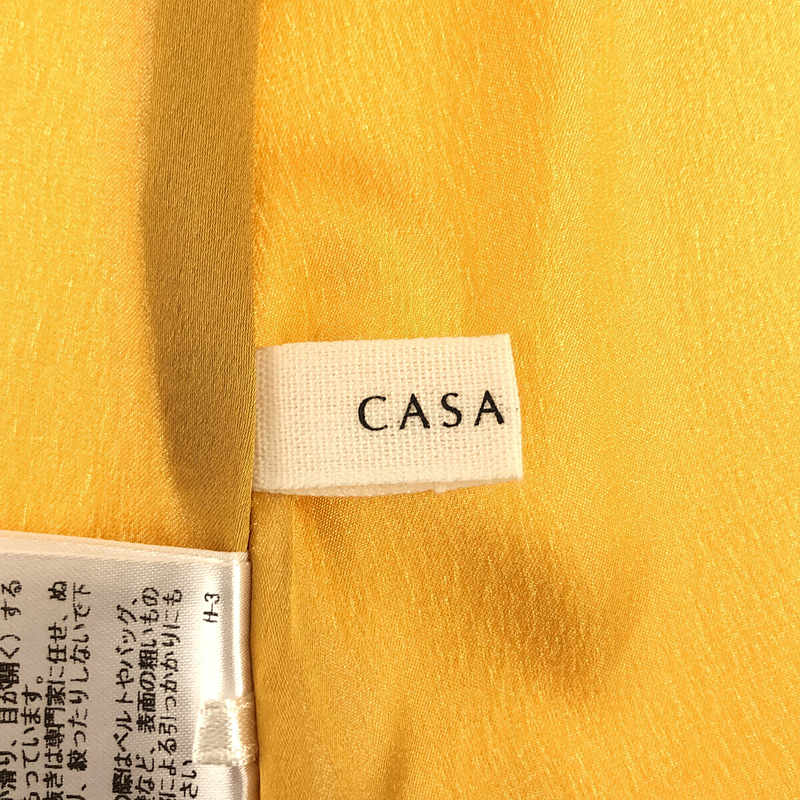 CASA FLINE / カーサフライン シルク フレアロングスカート