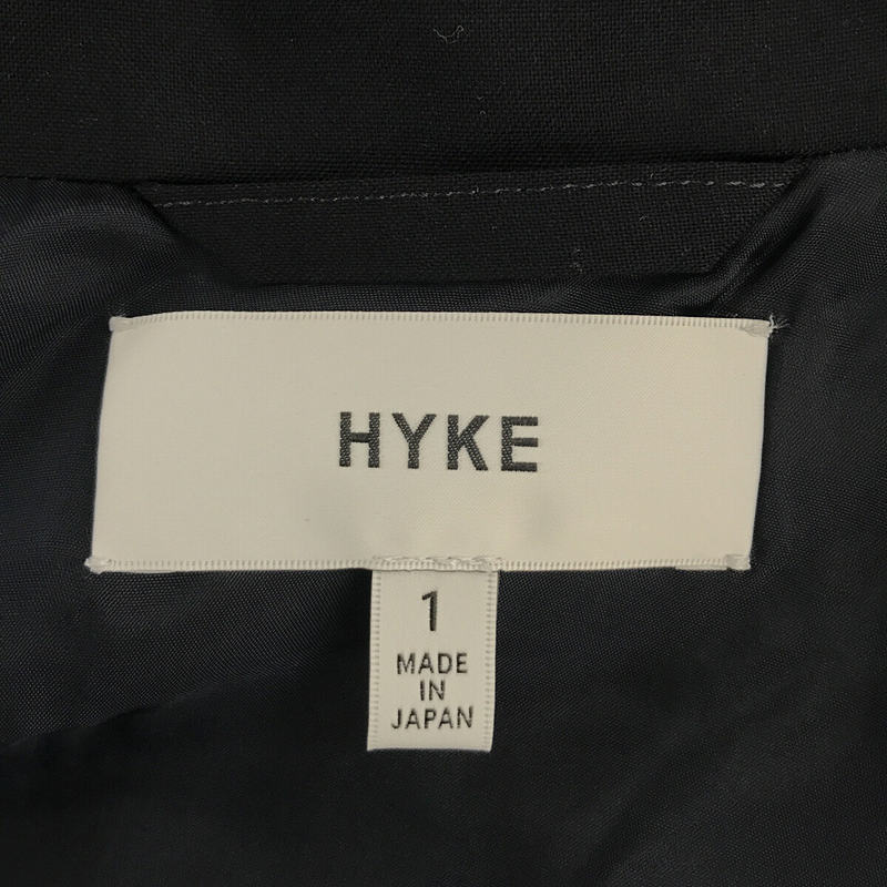 HYKE / ハイク ウール エポーレット付き ステンカラーコート