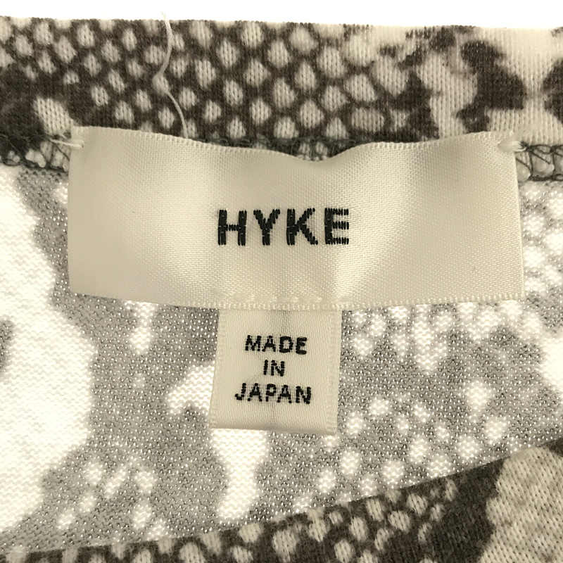 HYKE / ハイク PYTHON PRINT T-SHIRT Tシャツ