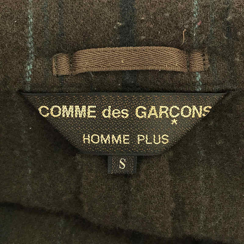 COMME des GARCONS HOMME PLUS / コムデギャルソンオムプリュス ウール縮絨 ストライプ 3B シングルブレスト ジャケット