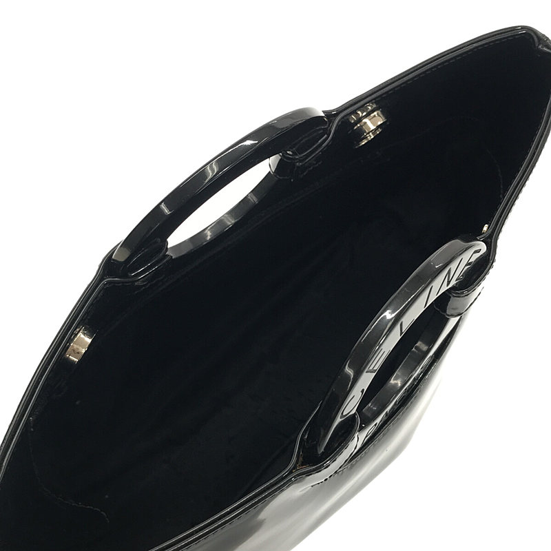 CELINE / セリーヌ エナメルサークルハンドバッグ