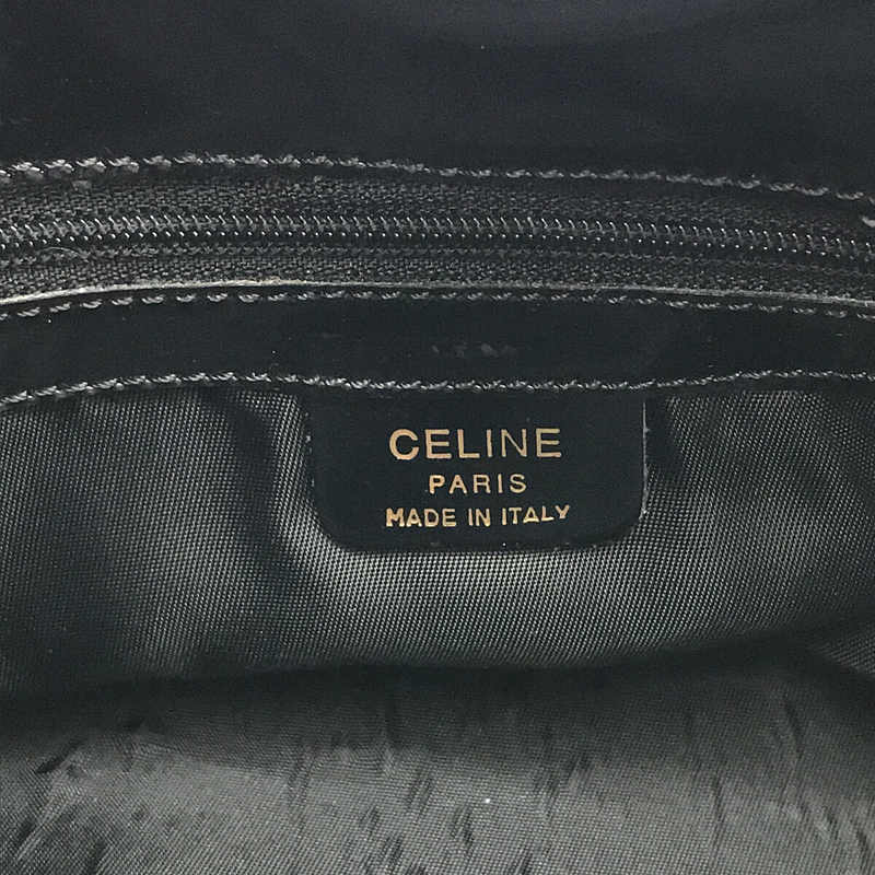 CELINE / セリーヌ エナメルサークルハンドバッグ