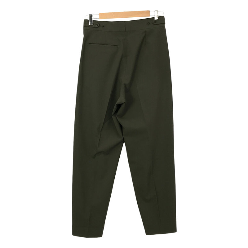 HYKE / ハイク アジャスター タック テーパードパンツ